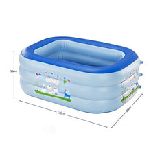 Inflatable Pool for Toddlers 2-4 Yrs Family Interaction Pool Party Independent Layered Airbag Height Adjustable Outdoor Garden Backyard Backyard W