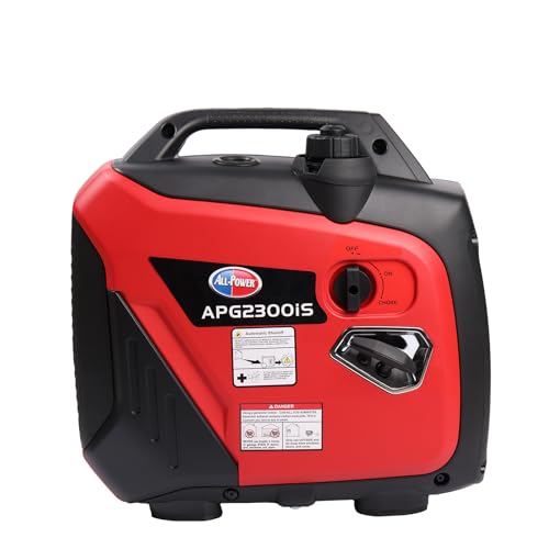 ALL-Power 2000W Peak Power Inverter Generator, 18kg Lightweight, Rating 1800W Portable Power Station for Home Emergency Backup, Camping, Small Appliances (Model: 2002001)