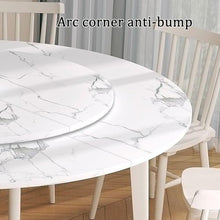ZDJZMGZ Large 55.1" Foldable Round Table Top - Portable Two-Fold Design, Perfect for Temporary Use, Table Top Replacement, Ideal for Indoor & Outdoor Events, No Legs Included.