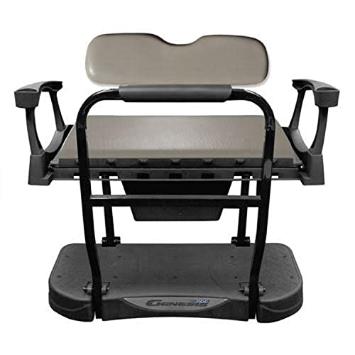 Madjaxm Rear Seat Fits Yamaha G29/Drive 2007-2016 Madjax Genesis 300 Aluminum with Standard Grey Cushions