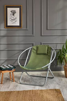 Mern Living Canvas Folding Chair Green