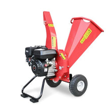 KARHDIR Wood Chipper Shredder Mulcher 7 Hp 212cc Gas Powered Heavy Duty All Steel Construction, 15: 1 Reduction Ratio 2 in 1 Multi-Function Ideal for Branches Twigs