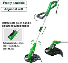 AMYYTL Rotary Mowers Cordless Home Strimmer Electric Lawn Mower Telescopic Lightweight Grass Trimmer Hedge Shears for Tree Branch