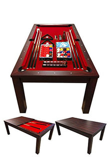 Simba USA Pool Table 7FT Model Vulcan Snooker Full Accessories Brown