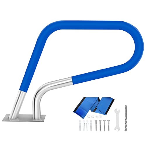 Swimming Pools Handrails for Inground Pool, Pool Safety Handrail with Quick Mount Base, Stainless Steel Pool Railing, Easy Mount Hand Grab Rail