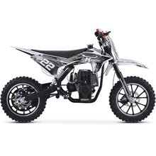 MotoTec 50cc Demon Kids Gas Dirt Bike 2-Stroke White