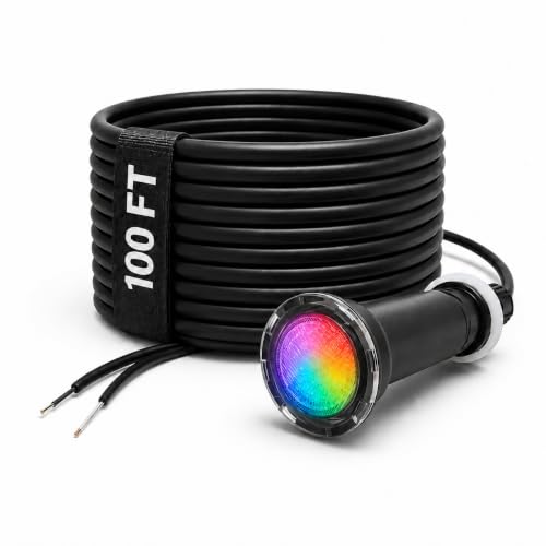 AquaChrome Enhanced Color Sync Pool Light for GloBrite Niches 100 Feet
