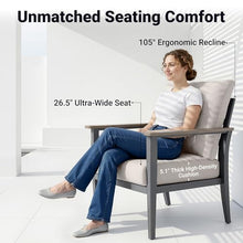 Sweecci Aluminum Outdoor Patio Furniture Set with 5.1-Inch Cushions