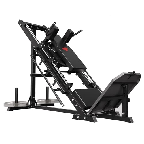 Mappding Leg Press Hack Squat Machine Black