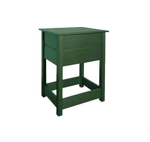 JFM Golf GD1004GRN Recycled Plastic Raised Divot Mix Container, 5 Gal., Green