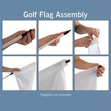 Vispronet Numbered Golf Flags (18) 20in x 14in Red & White #1-18