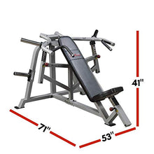 Body-Solid Leverage Incline Press Black
