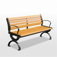 YXIANG56Q Buffet Sideboards Large Plastic Wood with Backrest Outdoor Bench Multiperson Leisure Park Aluminum for Dining Room