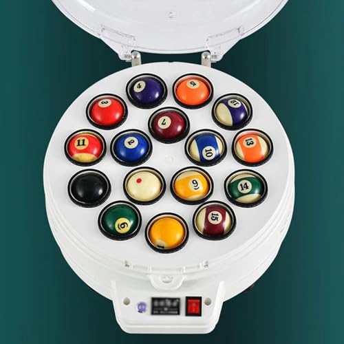FYLFANYAN 110 V Pool Cleaning Machine, Polisher and Pool Ball Cleaners, Electric Pool Ball Cleaning Machine, for Pool Rooms ~/