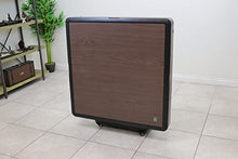 usamjtable Folding Automatic Mahjong Table Ultra Thin Wood Grain with Table Cover