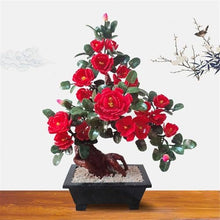YXIANG56Q Fake Plants Artificial Bonsai Tree -Jade Indoor Plant Decoration for Desk Table Office Bonsai Tree