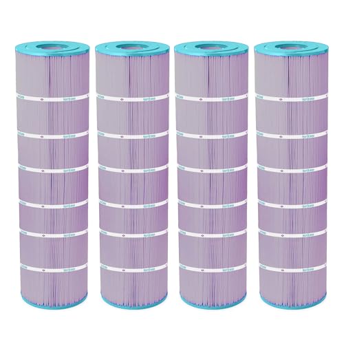 Hurricane Filters 4 Pack HF8418-01P Platinum Purple Spa Filter Cartridge - Replacement for PJANCS200, Unicel C-8418, Filbur FC-0823, Jandy Industries CS 200