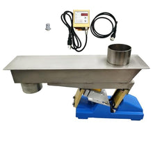 BEILOCKERY 110V Electromagnetic Vibrating Feeder, GZV-3F Shaking Feeding Machine 3000r/min, 20W Mini Vibration Feeder Closed for Granular and Powdery Materials with Controller