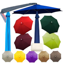 RJYYYDS Large Umbrella Parasol Replacement Canopy for Patio Umbrella 2.3M 2.7M 3M Fits 6 8 Ribs Durable Outdoor Sunshade Coverfor Garden Terrace Frame Not Included
