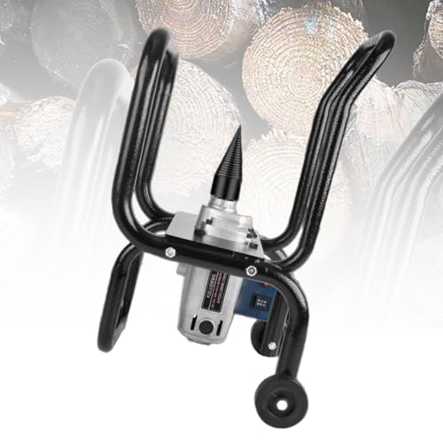 QUGURLID 1800W Wood Splitter Machine, Firewood Splitter Tool Machine,No-Load Speed 420r/min,Wood Splitting Diameter 200 mm,for Firewood Splitting Work