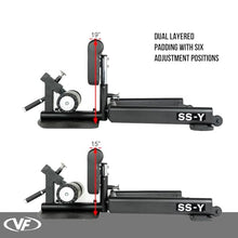 Valor Fitness Sissy Squat Machine - Heavy Duty - Grip Handle and Wheels - Adjustable - Core Glute Hamstring - Quad Leg Muscle - Hip Thrusters - Strength Building Gym Workout Equipment - SS-Y Yellow
