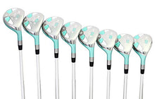 Majek Seafoam Teal Petite Ladies Golf Hybrids Irons Set Ultra Light Weight - Seafoam Teal