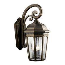 Kichler Courtyard Outdoor Wall Light, Rubbed Bronze