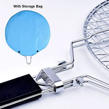 OEKFVCHVZ Stainless Steel Round BBQ Grill Mesh Home Roast Bacon Tool Iron Barbecue Accessories Non-Stick