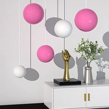 DULAI Mirror Finish Garden Ball,Gazing Balls, Stainless Steel Hollow Pink Ball,Hanging Hollow Balls for Stage and Wedding Decorations (Color : Pink) (Color : Pink, Size : 380mm)