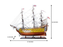 Old Modern Handicrafts HMS Victory Model Ship & Hat Combo Multi Color