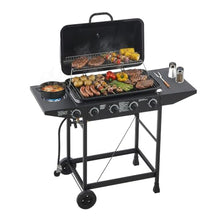 Charcoal Barrel Grill with Wheels, 30 Inch Outdoor BBQ Smoker with Adjustable Air Vents, Side Shelf, and Storage Rack