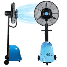 OREKPOT Oscillating Misting Fan with 90-Degree Rotation, 3 Speed Settings, Heavy-Duty for Outdoor and Commercial Use