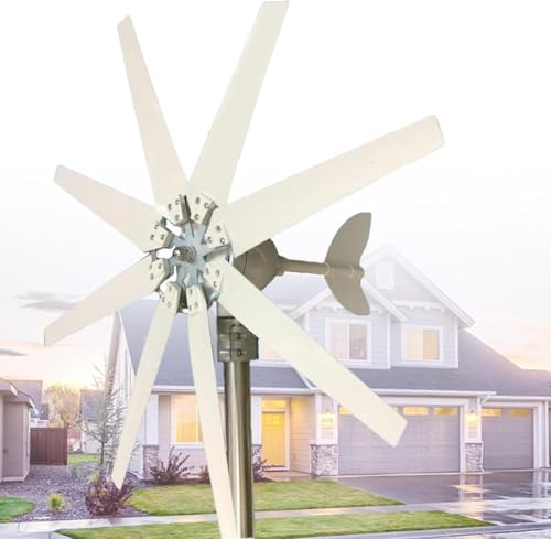 KZZAAO 8KW Wind Generator Kit with Controller - Powerful Wind Turbine for Solar & Wind Power Systems, Durable Accessories Included,48V