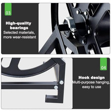 TT-YEL Large Hose Reel Cart, Heavy Duty Metal Hose Reel Cart, Can Hold 250M Hose, Irrigation Hose Trolley with 4 Wheels, Perfect for Large Gardens
