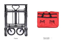 Festival Trolley Camping Trolley Garden Trolley Folding Garden Trolley Cart Trolley Wagon Shopping Cart for Outdoor Camping Pull Truck with 4 Wheels Beach Trolley Folding Trolley with Wheels