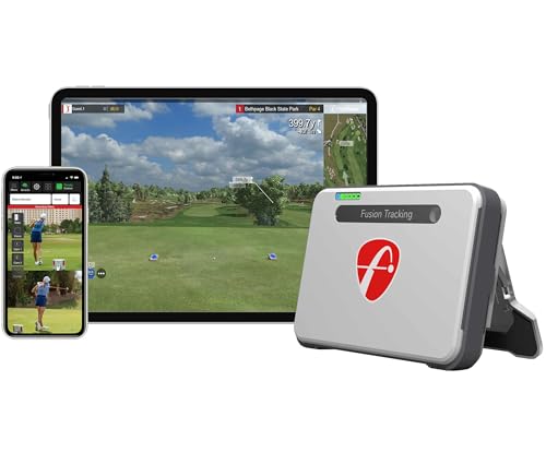 FlightScope Mevo+ Limited Edition Golf Launch Monitor and Simulator with Face Impact | 60 Swing Data Parameters, 17 Ranges, 12 E6 Connect Courses - Pebble Beach, St Andrews
