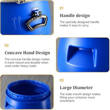 WAZHOU Plastic Barrel with Lid,Food-Grade Water Barrels Storage, Shipping, Air Tight, HDPE Material, Rain Use for and Food(200L)
