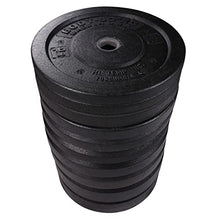 Body-Solid Rubber Coated Olympic Weight Plate Black
