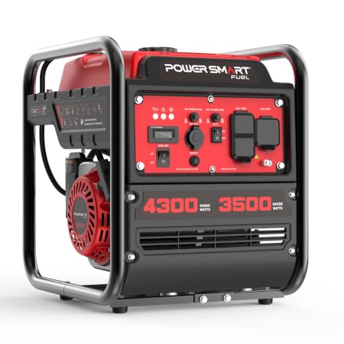 PowerSmart 4300 Watt Inverter Portable Generator for Home Use
