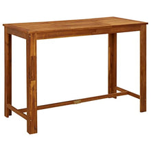 vidaXL 9 Piece Patio Bar Set Solid Wood Acacia