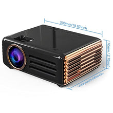 TEDILUVI Mini Projector 1920x1080p Retro Projectors 8000 Lumens Android Ios Home Bedroom Smart Phone Proyector
