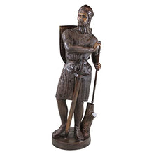 Design Toscano 13th Century Medieval Warrior Soldier Lost Wax Bronze Statue Bronze