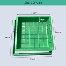 1pc Recessed Manhole Cover and Frame - Durable Resin Composite Yard Septic Tank Lid for Garden and Landscape(70x70cm)