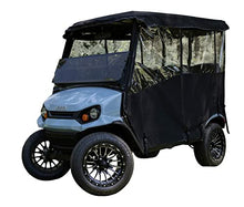 RED DOT Premium Golf Cart Enclosure Marine Grade Vinyl Black