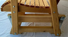 Kilmer Creek Rustic Finished 2 Foot Cedar Fanback Adirondack-Style Glider, Amish Crafted