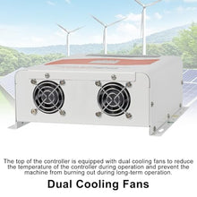 VNATWGOO 5000W Solar Wind Dual MPPT Controller, with External Dump Load & Color LCD Display, 12V/24V/48V, for Home Energy Systems 12V/24V