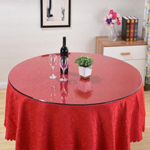 KXWOQ3ED Round Tempered Glass Table Top, 1/4" Thick Polished Edge, Transparent Glass for Coffee Table, Dining Table Glass Top, Garden Outdoor Kitchen Glass Tabletop(850mm(34In))