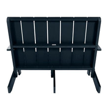 Highwood Italica Modern Adirondack 4pc Patio Set, Federal Blue