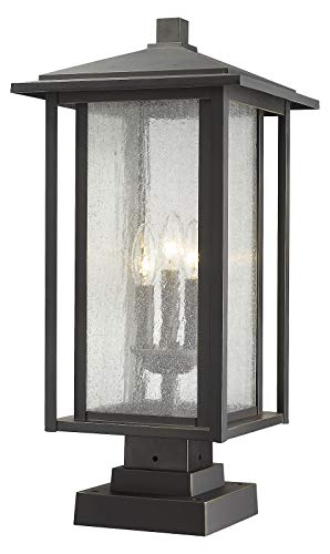 3 Light Outdoor Pier Mounted Fixture