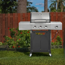 HESIEU Premium Propane Grill - 3 Burner Stainless Steel Gas BBQ Grill with Side Burner, Cover, and Spacious Cooking Area for Outdoor Cooking, Camping, and Picnics